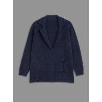 Supersoft Essentials Suit Collar Patch Pocket Cardigan