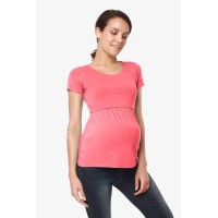 Aggie Empire Nursing Top Dark Coral