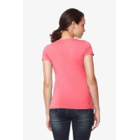 Aggie Empire Nursing Top Dark Coral