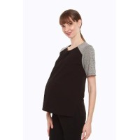 Cosima Nursing Top Black