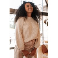 London Knit Sweater - Beige