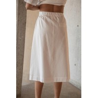 Mallory Textured Skirt in White