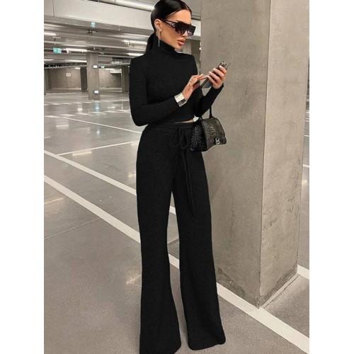 FZ Women's Sexy Sweater Pants Suit