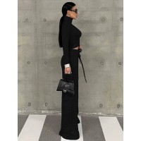 FZ Women's Sexy Sweater Pants Suit