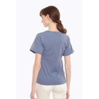 Cynara Nursing Top Pigeon Blue