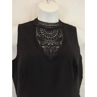 Review Lace Inset Evening Jumpsuit Size 16