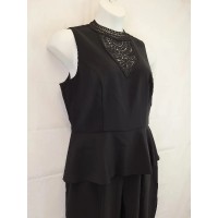 Review Lace Inset Evening Jumpsuit Size 16