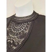 Review Lace Inset Evening Jumpsuit Size 16