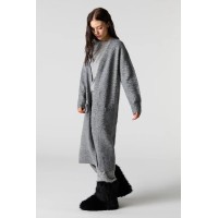Knit Open Front Longline Cardigan