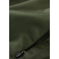 Cassia Water and Wind-resistant Short-Sleeve Mid-length Trucker Jacket