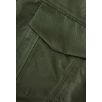 Cassia Water and Wind-resistant Short-Sleeve Mid-length Trucker Jacket