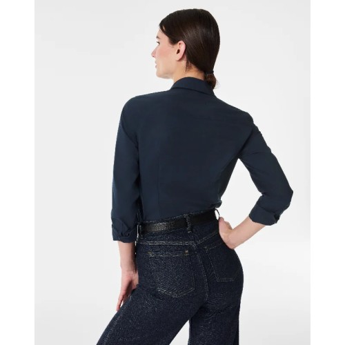 SPANX® Poplin No-Gape Tailored Shirt