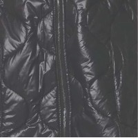 Hooded Zip Front Puffer Coat