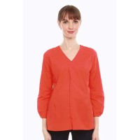 Cristina Nursing Top Tangerine