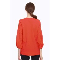 Cristina Nursing Top Tangerine