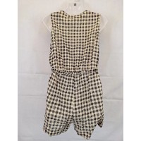 Zimmermann Checkered Front Tie Playsuit Size 12