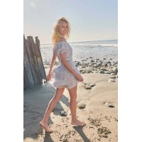Glowing Up Floral Off Shoulder Skort Romper