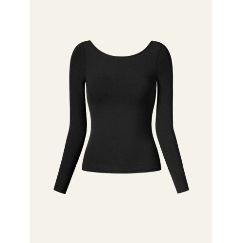 Scoop Neck Open Back Brami Top