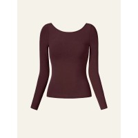 Scoop Neck Open Back Brami Top