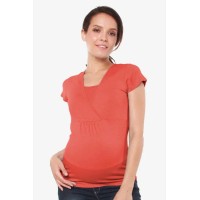 Adeline Nursing Nursing Top Dark Coral