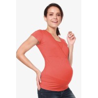 Adeline Nursing Nursing Top Dark Coral