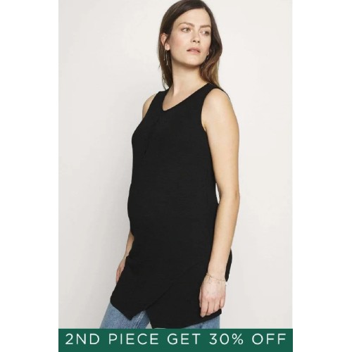 Destry Sleeveless Nursing Top Black