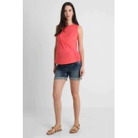 Sleeveless Caliana Frills Nursing Top Tulip