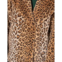 Signature Lena Recycled Vegan Faux Fur Jacket | Leopard