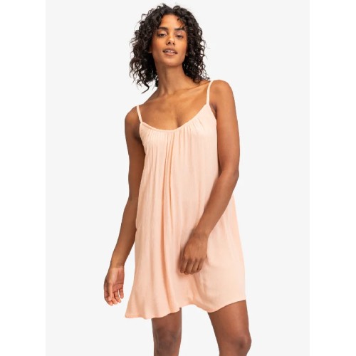 Spring Adventure Solid Dress - Salmon