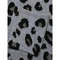 Supersoft Essentials Leopard Print Kimono Collar Cardigan