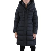 Tahari Womens Oversized Outerwear Puffer Jacket