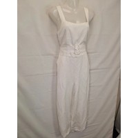 Sussan Resort Linen Blend Belted Jumpsuit Size 8