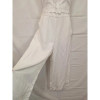 Sussan Resort Linen Blend Belted Jumpsuit Size 8