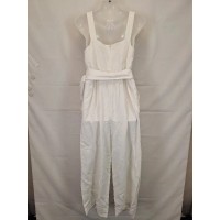 Sussan Resort Linen Blend Belted Jumpsuit Size 8