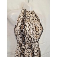Witchery Lightweight Halter Snakeskin Jumpsuit Size 8
