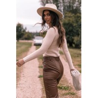 Layah Knit Sweater - Beige