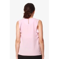 Woven Flutter Sleeve Clarity Nursing Top Dusty Pink