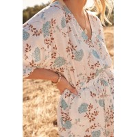 Valley Blossoms Floral Swiss Dot Romper