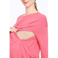 Dara Tee Dark Coral