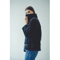 Nutria Bomber Jacket (Blue)